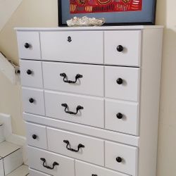 ASHLEY FURNITURE TALL DRESSER LIKE NEW CONDITION DELIVERY AVAILABLE