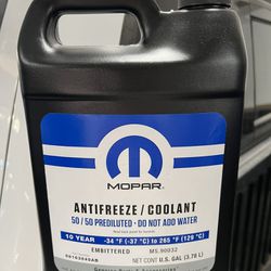 Mopar Jeep Antifreeze / Coolant Partial