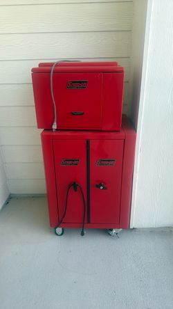 Vintage Snap-On Tools Mini Fridge & Microwave Combo - NEW! RARE FIND.