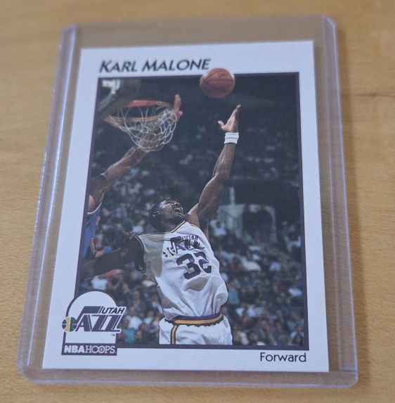 1991 NBA Hoops - Karl Malone, #44 - Utah Jazz RJS