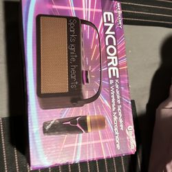 Encore Karaoke Speaker And Microphone