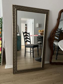 Beautiful Metal Mirror 26x48 - Hangs Vertically