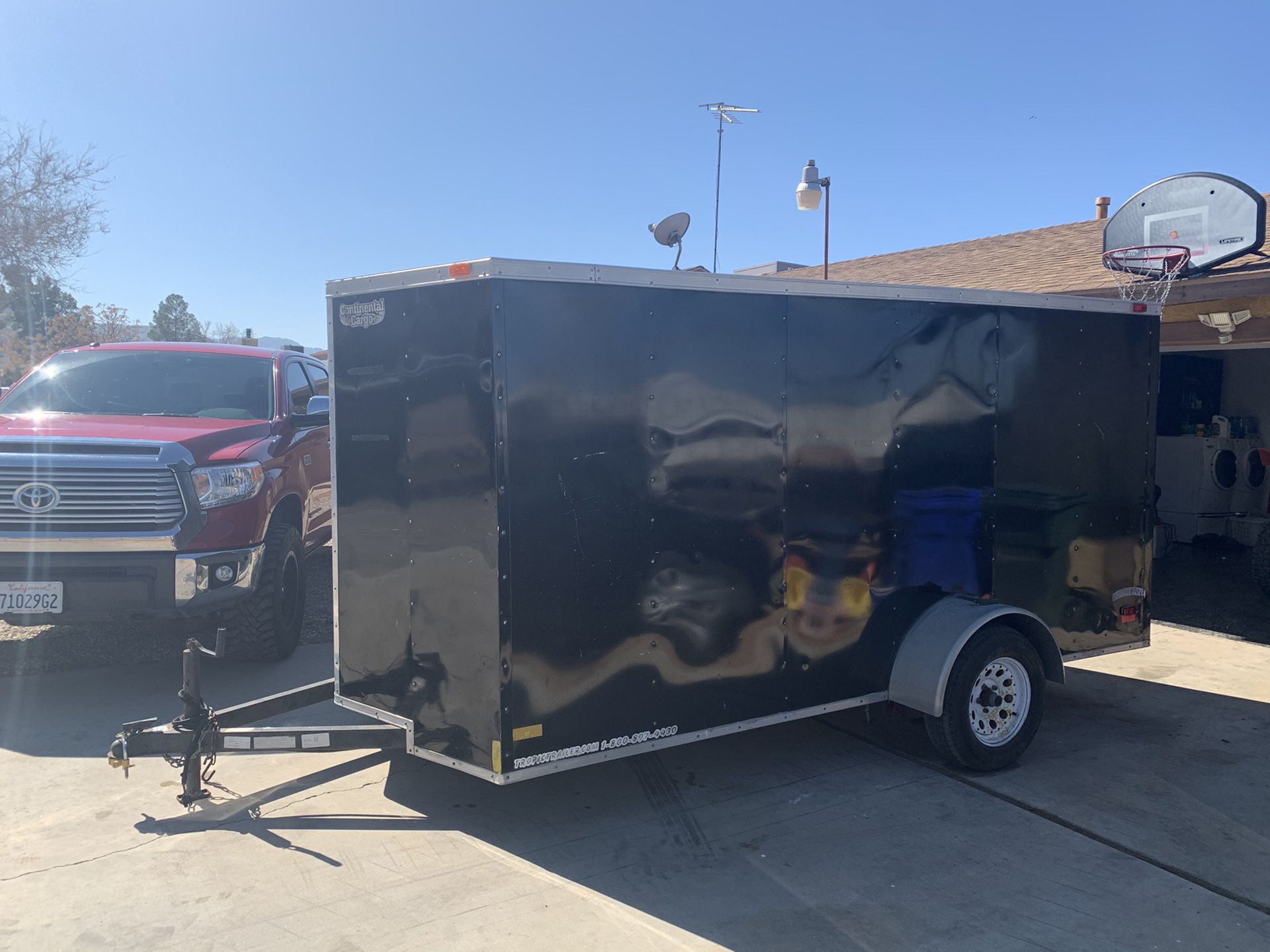 7x14 enclosed trailer