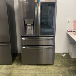 Lg Insta View Four-Door French Door Refrigerator
