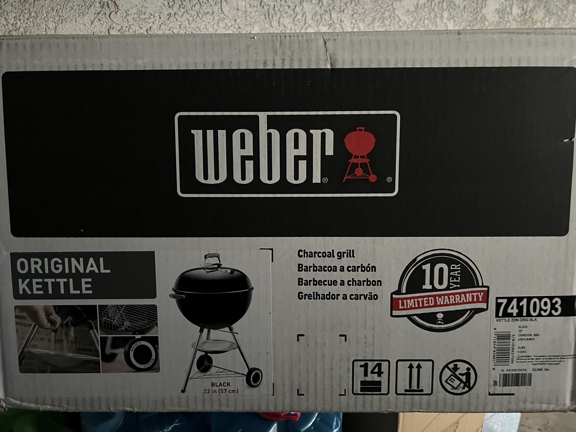 Weber 22” Charcoil Grill