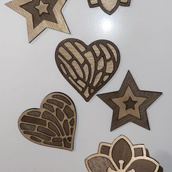Wooden Magnets 
