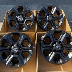 17” Toyota 4Runner Tacoma OEM Wheels Satin Black