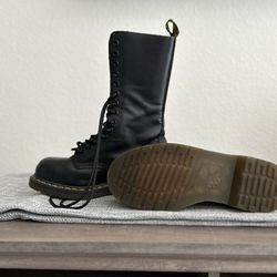 Doc Martens mid calf high boots