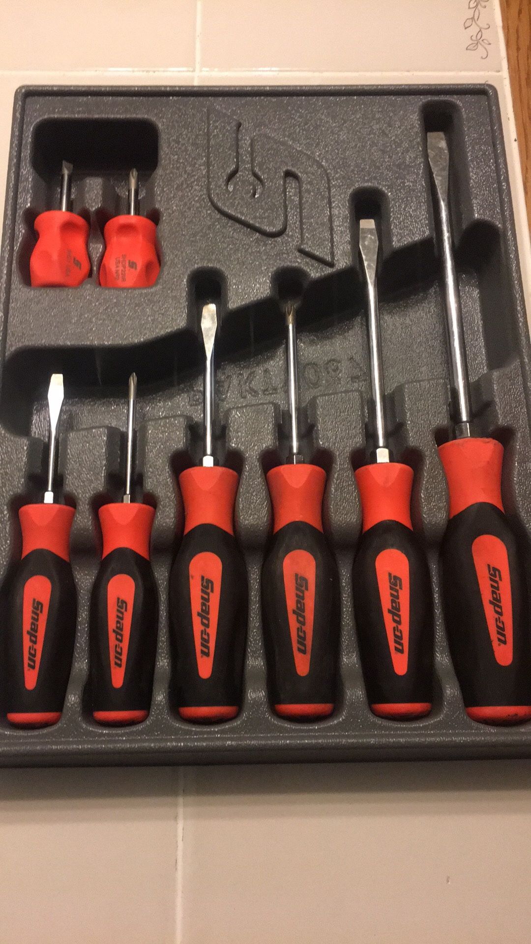8 Pc Snap On Screwdriver Set