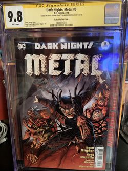 Batman Dark Nights Metal #5 CGC signature series’s 9.8