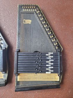 3 Vintage Oscar Schmidt 12-Chord Autoharp (Model 73,)