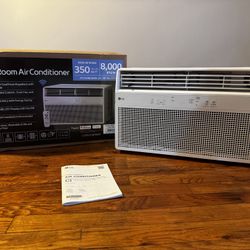 LG 8,000 BTU 2025 Window Air Conditioner - Like New