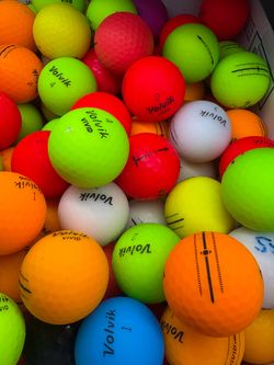 Volvik matte color golf balls $10 for 15 balls
