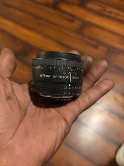 Nikon AF Nikkor 50mm lens