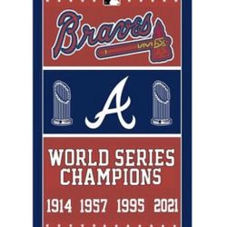 Atlanta Braves  World Series Banner  XMAS SALE!!