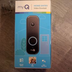 myQ Home Entry Video Doorbell 2K Video Wired/Battery