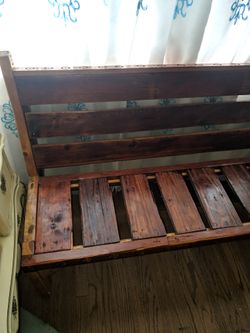 Custom Made Wooden Bench
