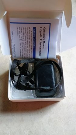 Fingertip Pulse Oximeter with Lanyard