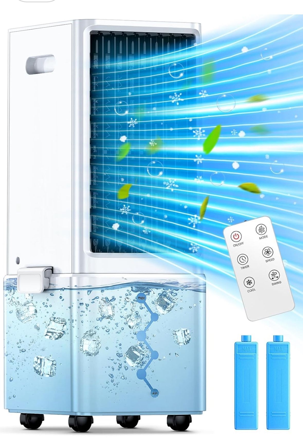 Coolech Portable 2.4 Gal Air Conditioner W/ Remote