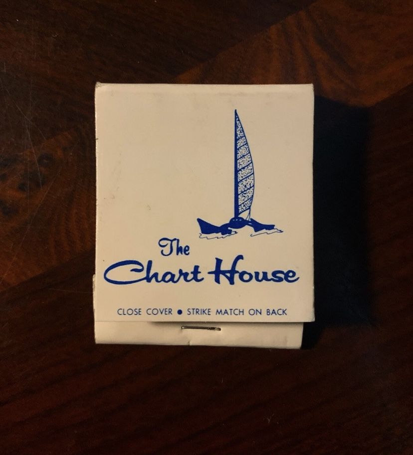 The Chart House Restaurant ~ Honolulu Hawaii ~ Vintage Matchbook ~