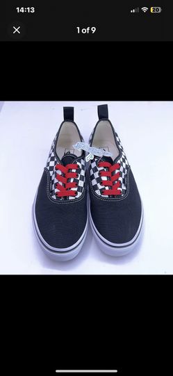 Vans Authentic Elastic Kids Shoes Easy On Elastic Laces Kids Size 6 Kids Shoes 