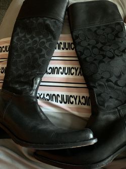 Coach riding boots size 9.5