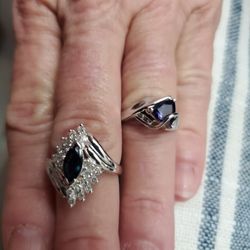 2 Gorgeous Fine Jewelry Rings 