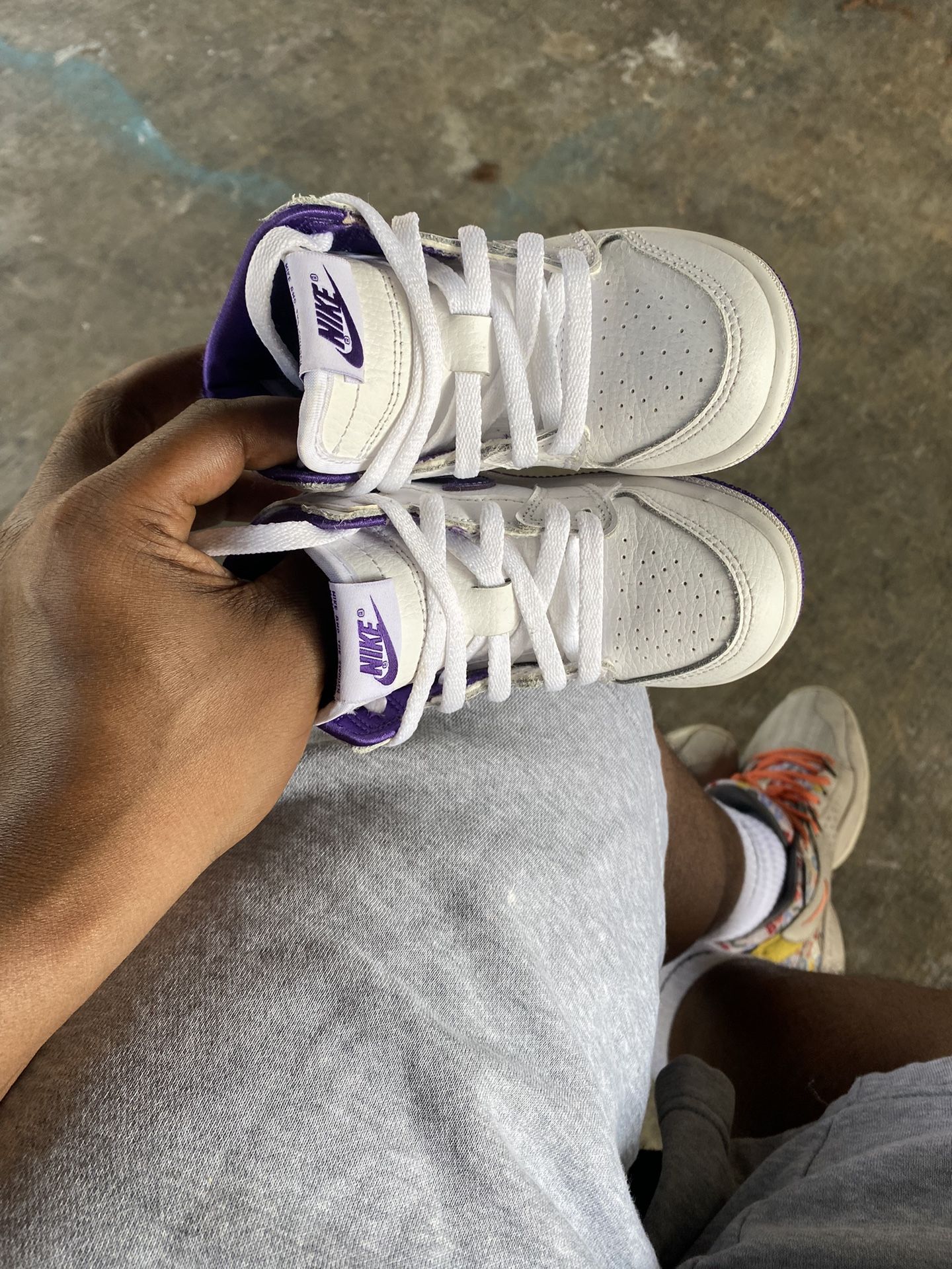 Jordan 1 Purple Court Toddler