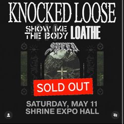 Knocked Loose Shrine LA May 11