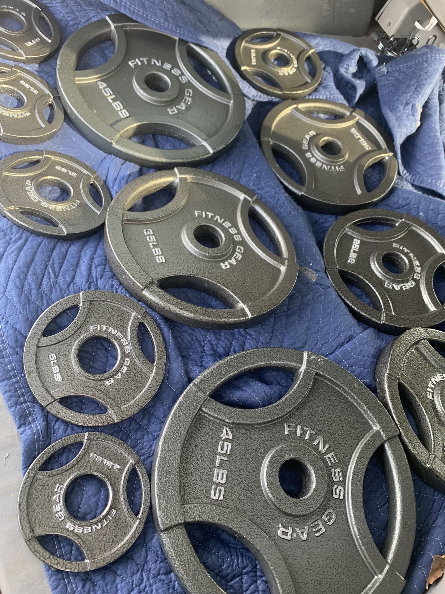 255 Lbs Olympic Weights Plates 