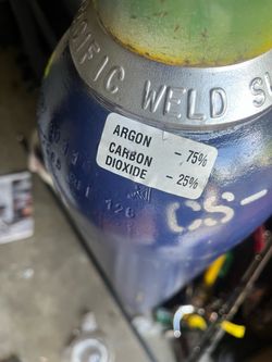 Welding gas