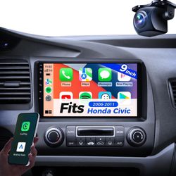Car Stereo for Honda Civic 2006-2011, Wireless CarPlay & Android Auto