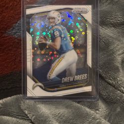 Drew Brees WHITE DISCO #(contact info removed) Panini Prizm Chargers