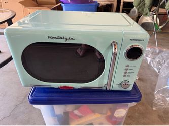 RetroWave Retro Microwave (Aqua) – Works Great
