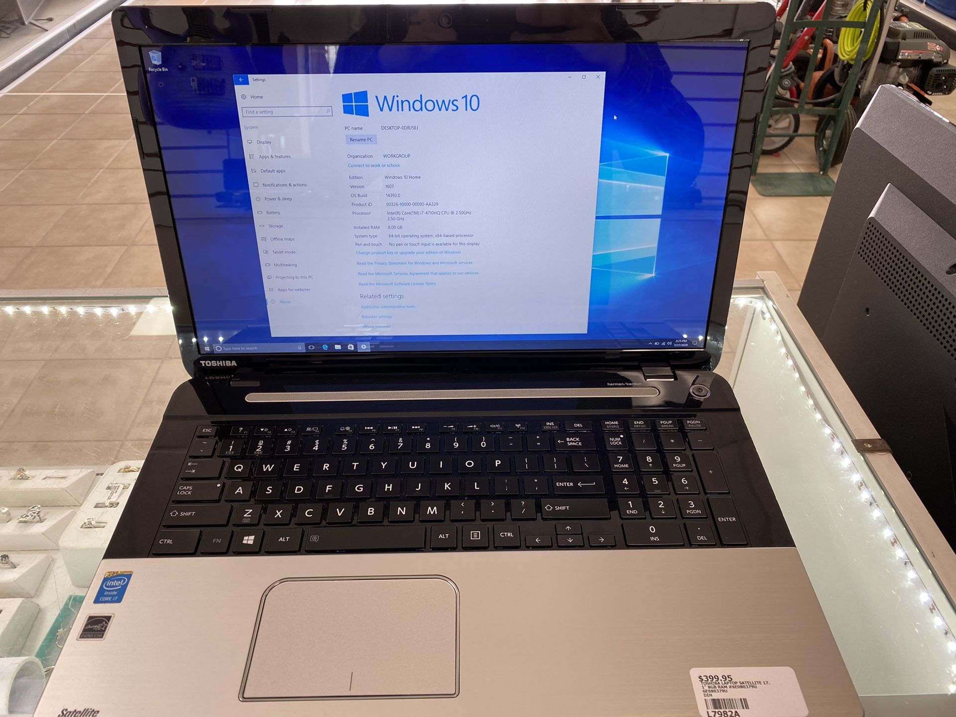 Toshiba Laptop Satellite 17