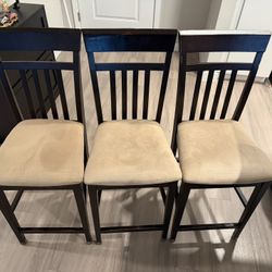 Counter Height Chairs (3)