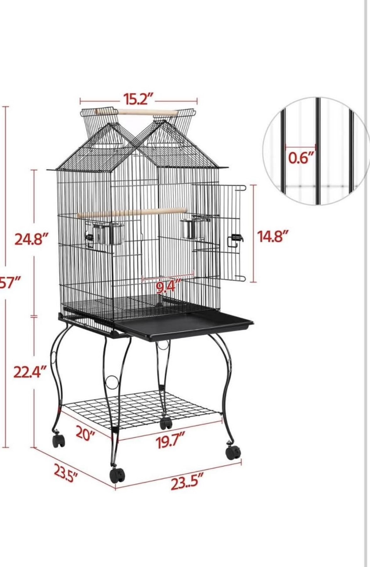 Rolling Bird Cage