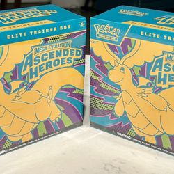 Pokémon ELITE Trainer Boxes - Mega Evolution Ascended Heroes Set