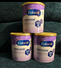 3 cans of Enflamil GentleEase Formula