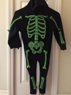 SKELETON COSTUME 4T-6T