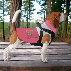 🐾 Dog Jacket Show & Tail "The All-Terrain Trekker", Pink