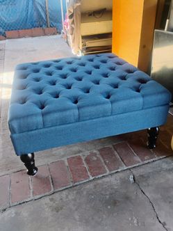 Royal Blue ottoman