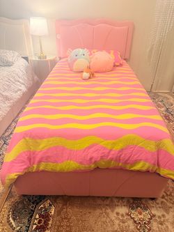 Moving Sale – 2 Kids Velvet Beds with Storage