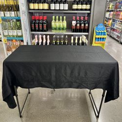 Black Table Cloths 