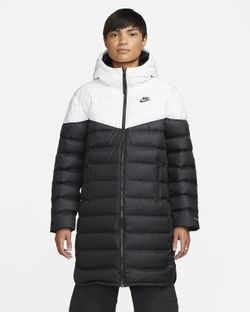 Nike Sportswear Therma-FIT Repel Windrunner Women's Hooded Parka Black White XS