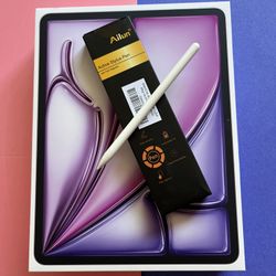 iPad Air 13” (M2 Processor / 2024 / purple) 256gb With Keyboard, Pen Accessories 