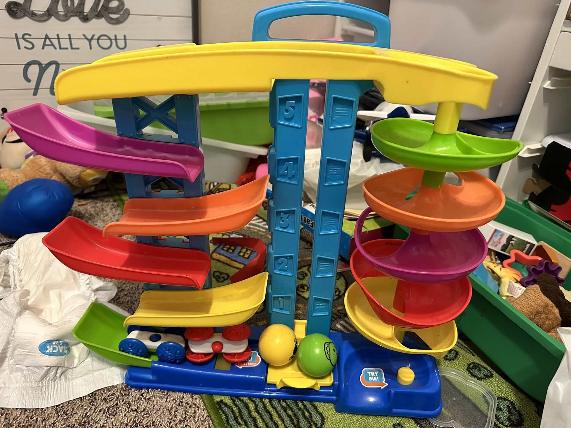 Baby toddler car ramp toy