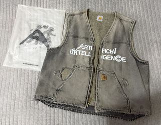 Custom Carhartt Vest – “Artificial Intelligence” Print