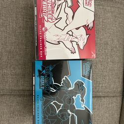 Black bolt & White flare Pokemon center ETB 