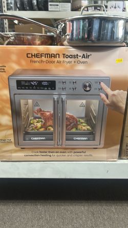Chefman Toaster-Air French-Door Air Fryer + Oven